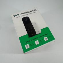Load image into Gallery viewer, Blink Video Doorbell Battery 2nd Generation Black w/Sync Module - New
