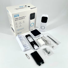 Load image into Gallery viewer, Blink Smart Wifi Video Doorbell Wired/Battery, Sync Module 2 – White
