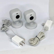 Load image into Gallery viewer, LOT OF 2 Blink Mini 2 1080p Security HD Cameras White w/ Power Adapters
