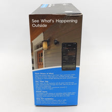 Load image into Gallery viewer, GE Cync Outdoor WIRED Smart 2K Camera (CAMODWD3MW1-1P) Black
